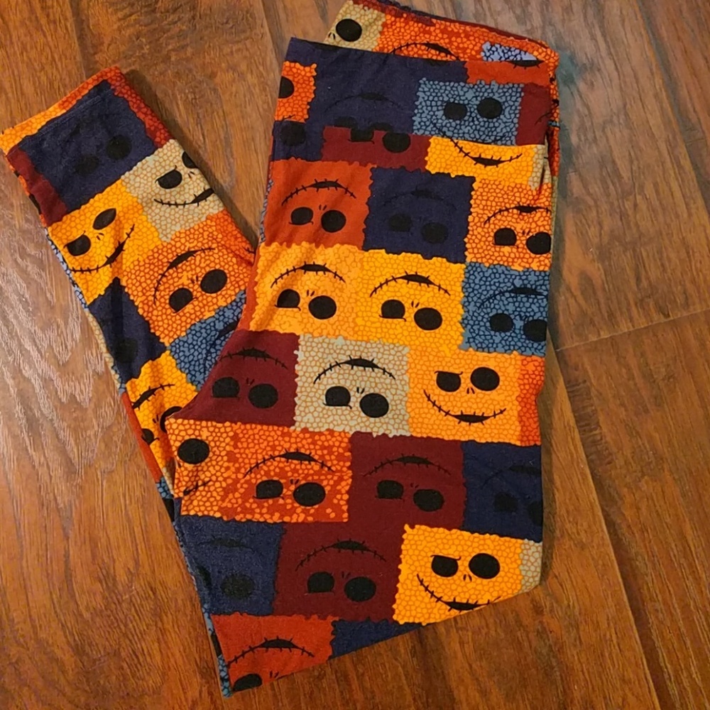 TC 2 skeleton jack Halloween leggings